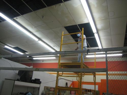 Ceiling Tile Removal