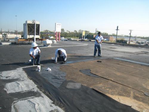 Roof Crewing Repair Work